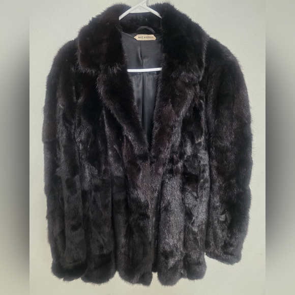 GLAMOROUS GENUINE TAYLORD MINK COAT SIZE MEDIUM-LARGE